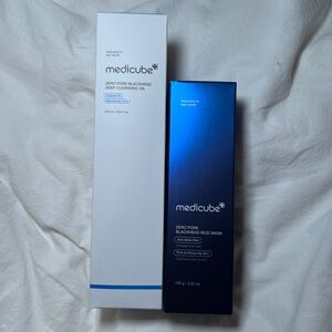 Medicube Zero Pore Blackhead Cleansing Oil and Mud Mask Set